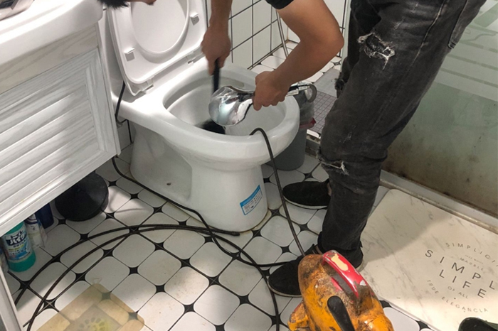 市南疏通下水道